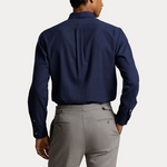 Skjorte - Custom Fit Performence Twill Shirt Navy Heather