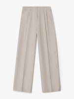 Bukse - Wide Suit Trousers Oat