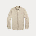 Skjorte - Featherweight Mesh Shirt Tuscan Beige Heather