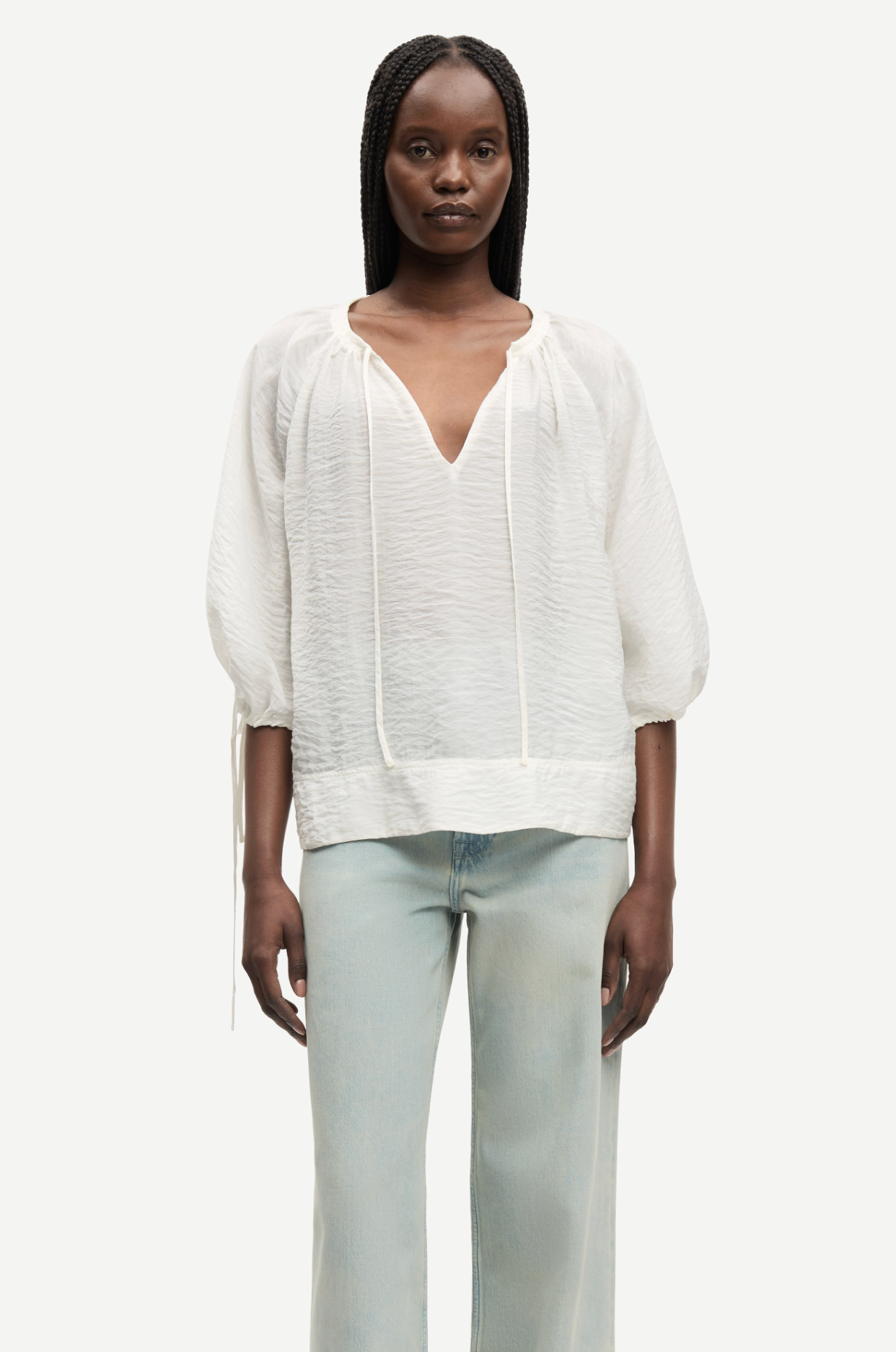 Bluse - Samateran Blouse Egret