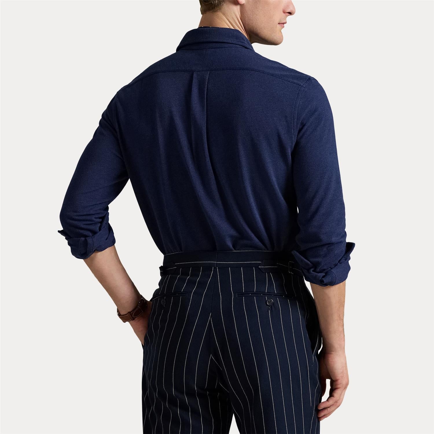 Skjorte - Featherweight Mesh Spring Navy
