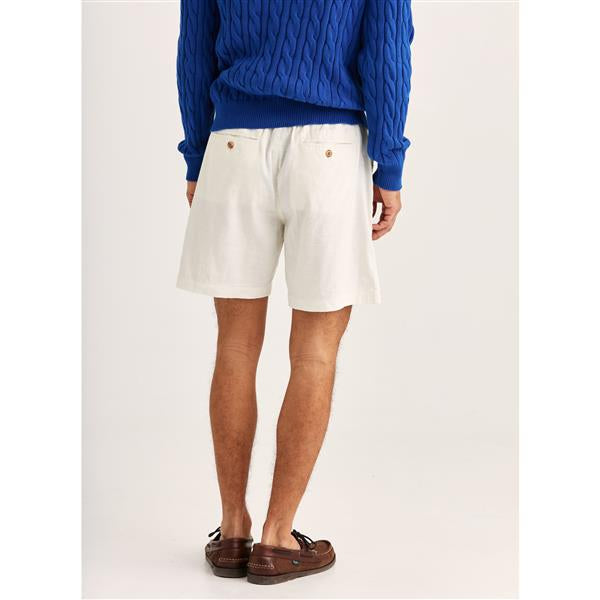 Shorts - Fenix Linen Shorts Off White