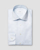 Skjorte - Light Blue Striped Signature Twill Shirt Slim Fit