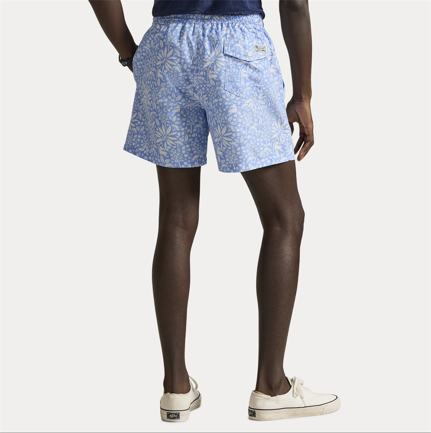 Badeshorts - Travelerer Classic Swim Trunk Blue Tiger Paardise