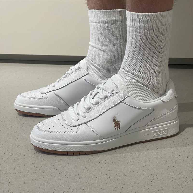 Sko - Court Leather Low-Top Sneaker White