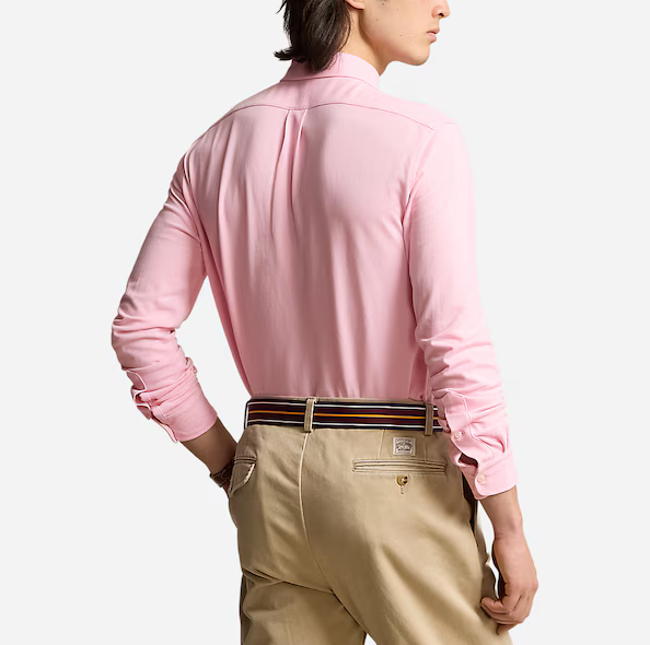Skjorte - Featherweight Mesh Garden Pink