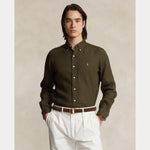 Skjorte - Custom Fit Linen Shirt Armadillo