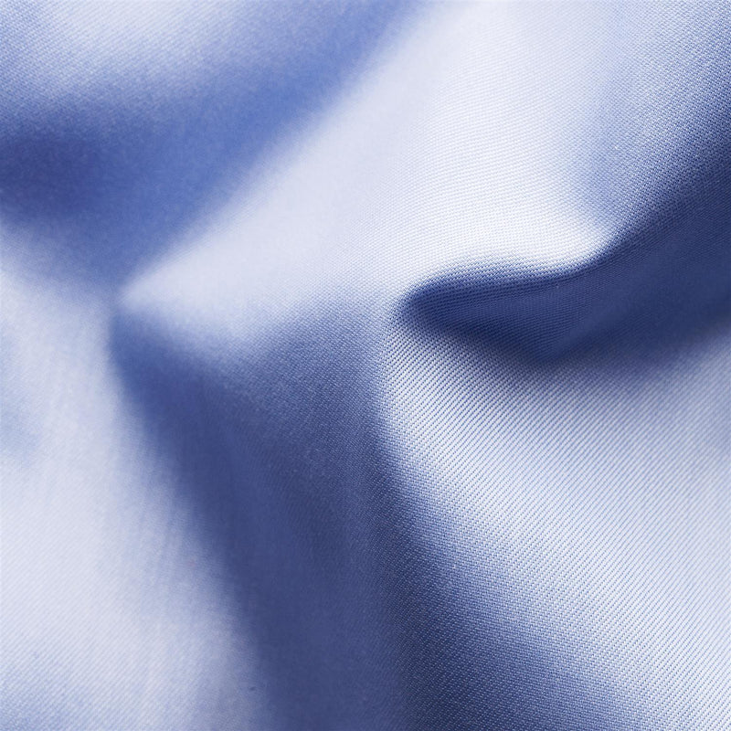 Skjorte - Light Blue Signature Twill Flowers Contemporary Fit