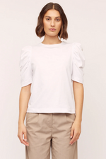 Bluse - Empire SS Blouse Optical White