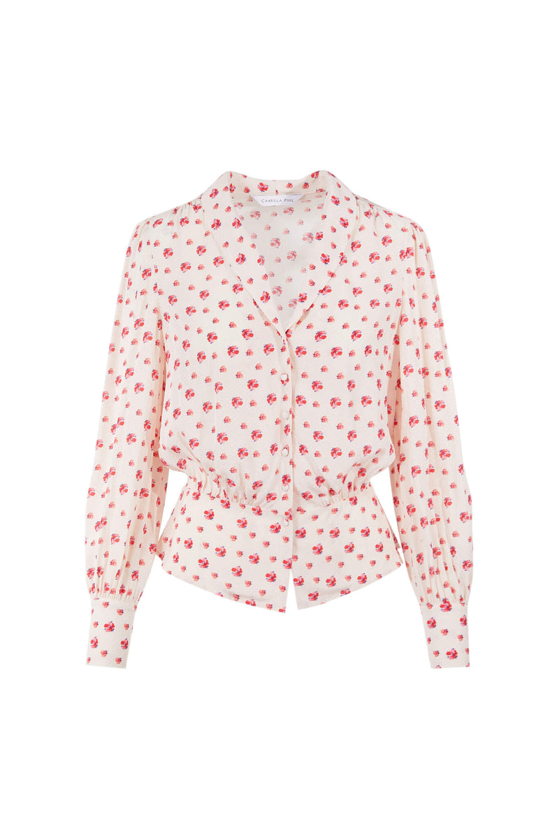 Bluse - Papil Blouse Pink Berry