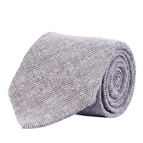 Slips - Classic Tie Plain Fishbone Grey