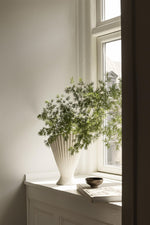 Vase - Fountain Vase Off White