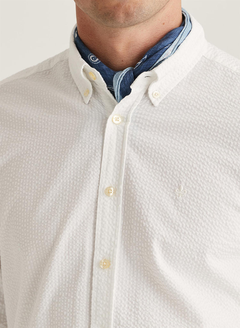 Skjorte - Seersucker Shirt White