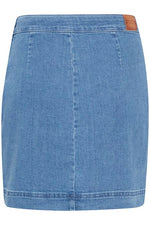 Skjørt - Irharper Skirt Medium Blue Washed