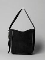 Veske - Masago Black Suede Tote Bag
