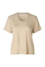 T skjorte - Kayla T-Shirt Brown Rice