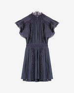 Kjole - Gisele Lacy  Cotton Dress Faded Night