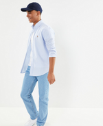 Skjorte - LSFBYDSTRM2 Long Sleeve Sport Shirt Blue/White