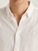 Skjorte - Douglas BD Linen Shirt LS White