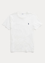 T-Skjorte - Custom Slim Fit Jersey Crewneck T-Shirt White