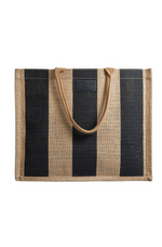 Bag - Market Bag Large Black Stripe