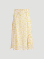 Skjørt - Ivy Print Skirt Yellow Mix
