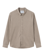 Skjorte - Desert Reg Shirt Dark Sand/Ivory