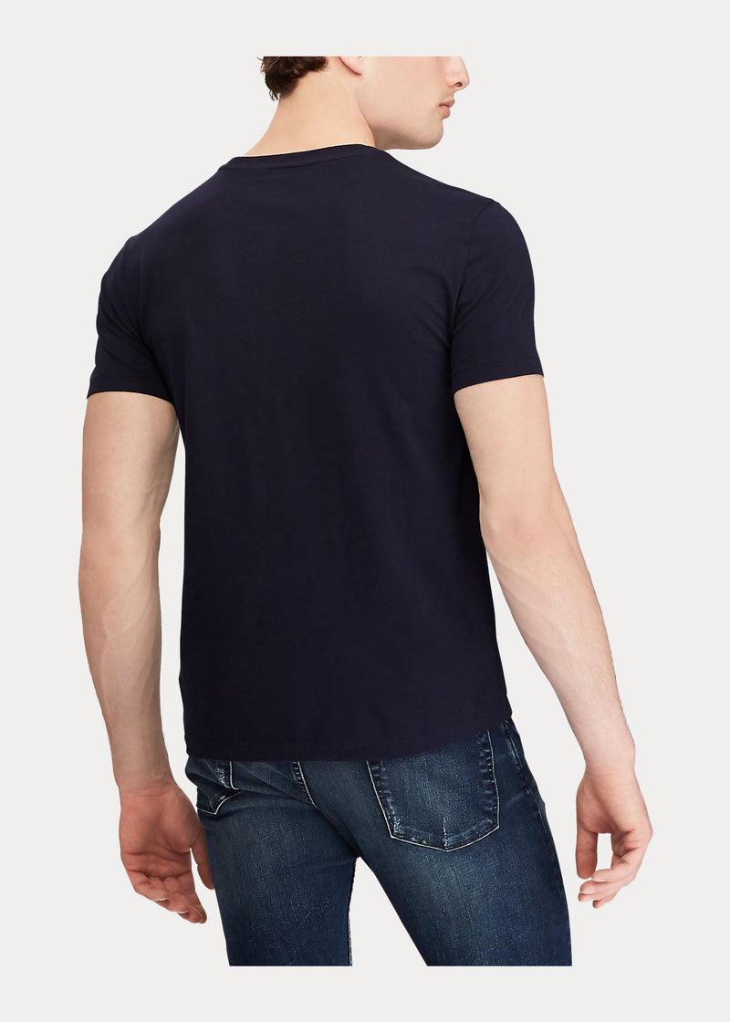 T-Skjorte - Custom Slim Fit Jersey Crewneck T-Shirt Ink