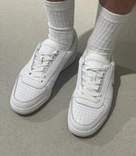 Sko - Court Leather Low-Top Sneaker White