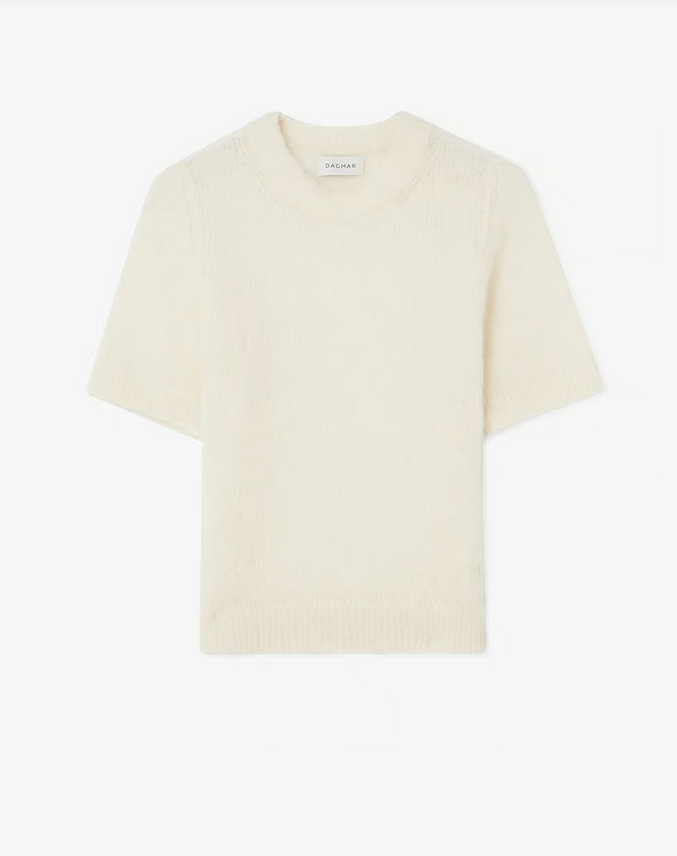 Topp - Brushed Alpaca Top Off White