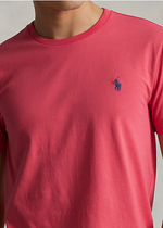 T skjorte - Custom Slim Fit Cotton T-Shirt Pale Red