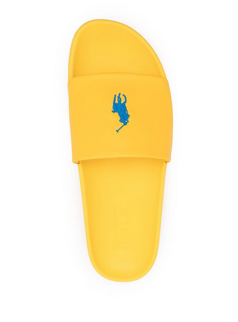 Sandaler - Polo Slide Sandals Yellow/Dusty Blue