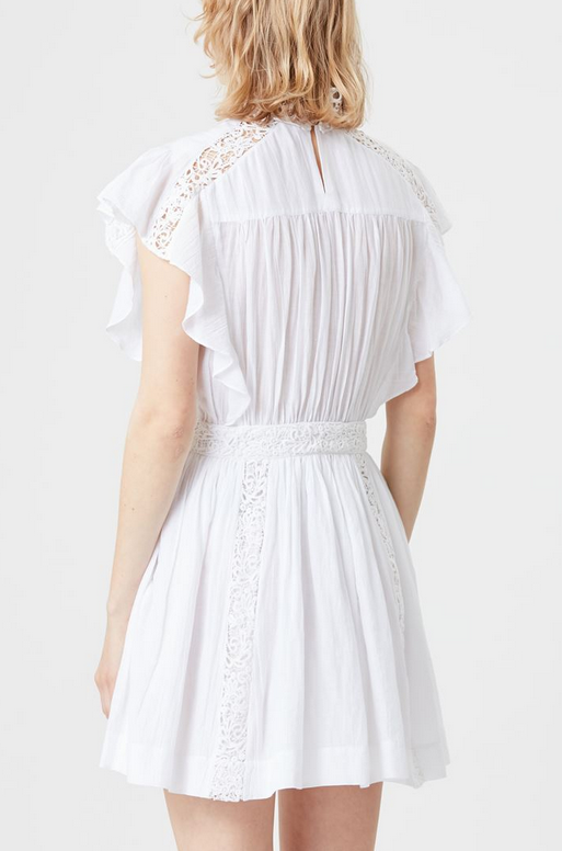 Kjole - Gisele Lacy  Cotton Dress White