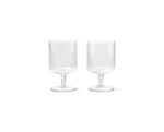 Vinglass - Ripple Wine Glasses Clear 2pk